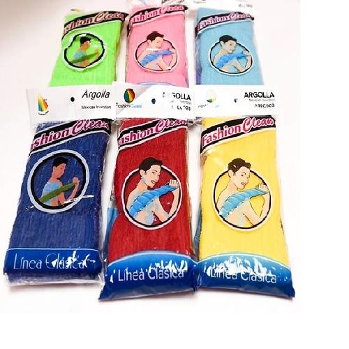 ESTROPAJO PARA BAÑO CON TOALLA Y ESPONJA
