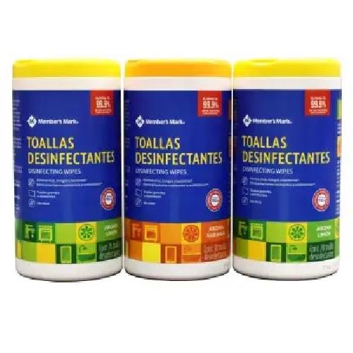 Toallitas Desinfectantes con 78 pzas