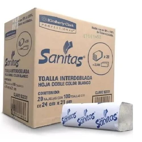 TOALLAS INTERDOBLADAS LIMPIAMANOS  SANITAS