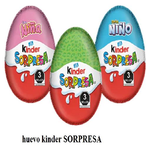CHOCOLATE KINDER SORPRESA  HUEVO