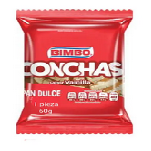 CONCHA SABOR VAINILLA 1PZA