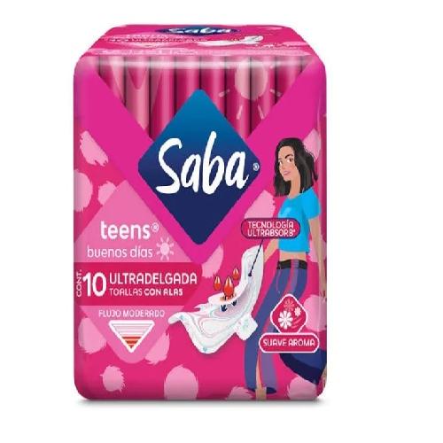 TOALLAS FEMENINAS SABA CLASICA C10