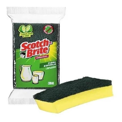 FIBRA VERDE SCOTCH BRITE CON ESPONJA 