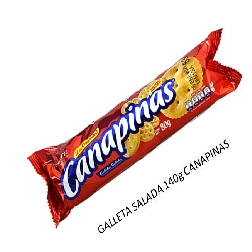 GALLETAS SALADAS CANAPINAS 140g