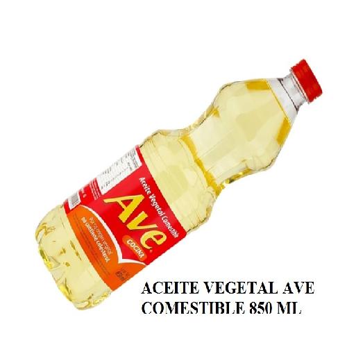 ACEITE VEGETAL AVE COMESTIBLE 850 ML