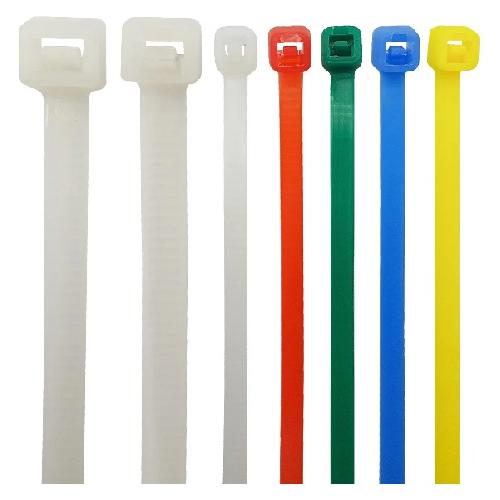 CINCHO DE PLASTICO 25CMC-50 PZ  BLANCO o NEGRO