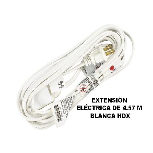 EXTENSION ELECTRICA DE 4-57 M BLANCA HDX