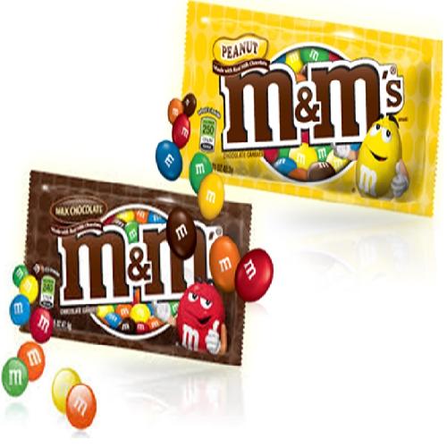 CHOCOLATE con Leche MyM s AMARILLO Y CAFE