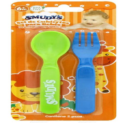 JUEGO DE CUCHARA Y TENEDOR  PARA BEBE