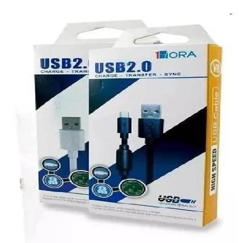 CABLE MICRO USB 2-0 COLOR BLANCO