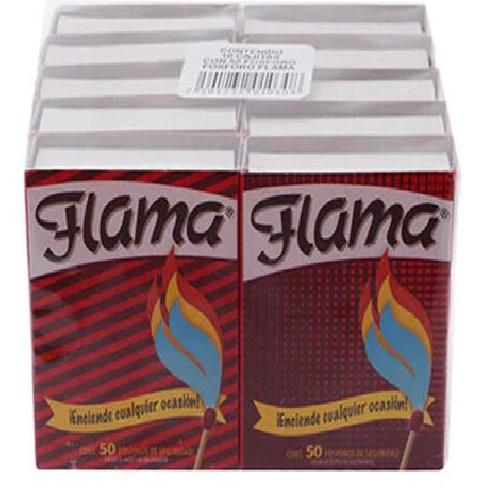 CERILLOS CHICOS FLAMA  DE MADERA