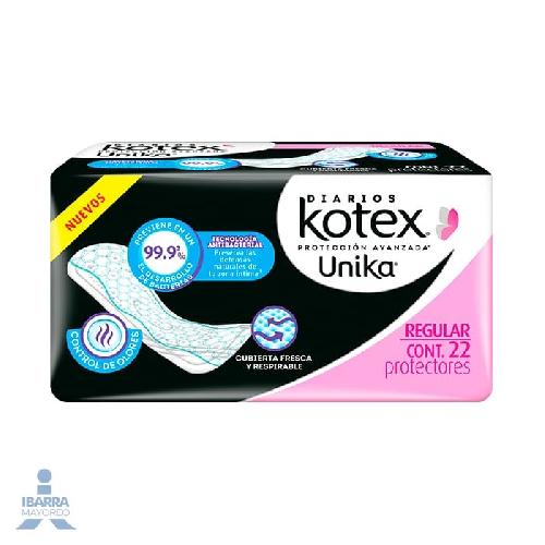 Toalla Panty Protector Kotex Unika Regular 22 